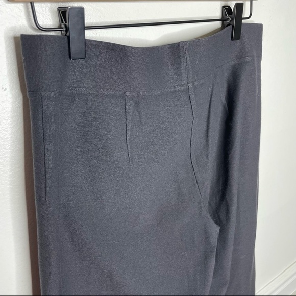 Eileen Fisher Knit Grey Ponte Pant Womens S - Picture 3 of 9